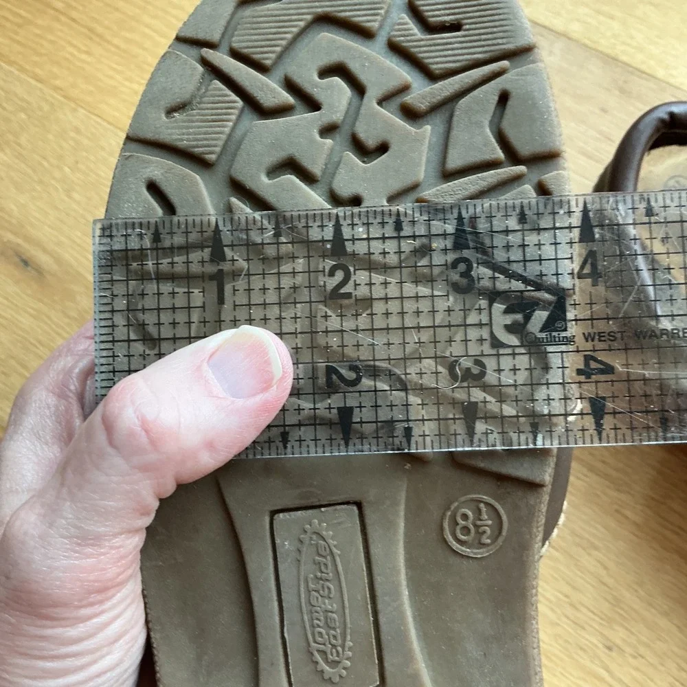 Lower East Side Fisherman Sandals Womens 8.5 Brown Platform 90s Grunge Y2K Retro